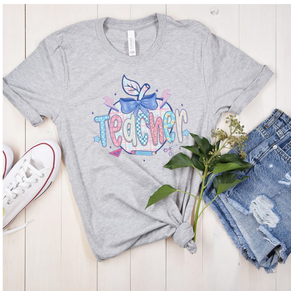 Teacher Apple Tee
