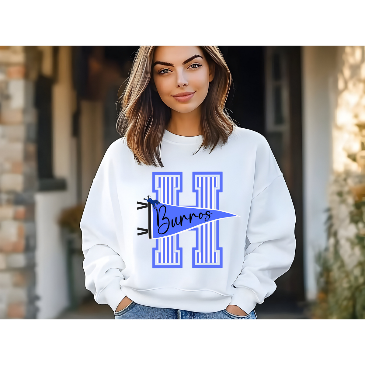 Burro Flag Crewneck