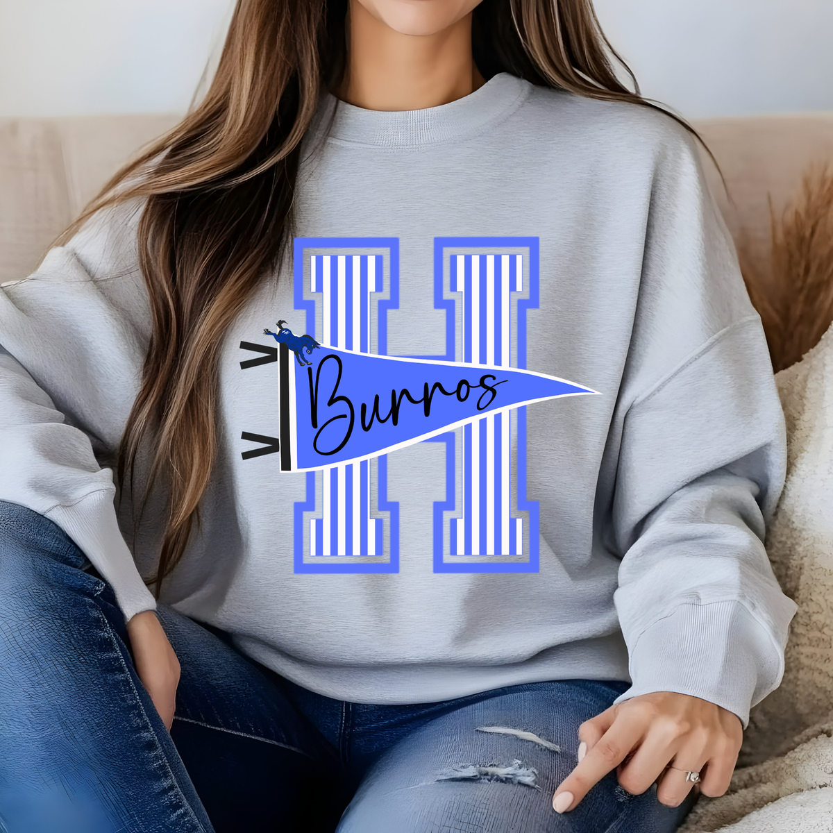 Burro Flag Crewneck