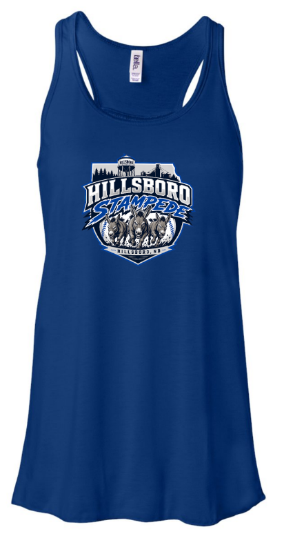 Ladies Flowy Stampede Tank Top
