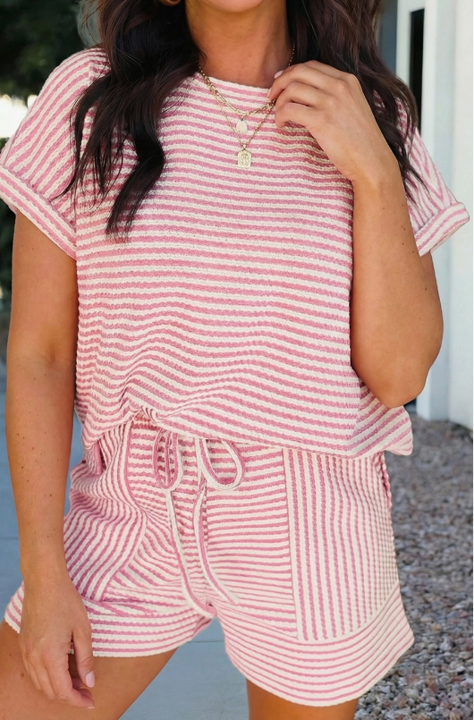 Breathable textured Knit 2 Piece Set